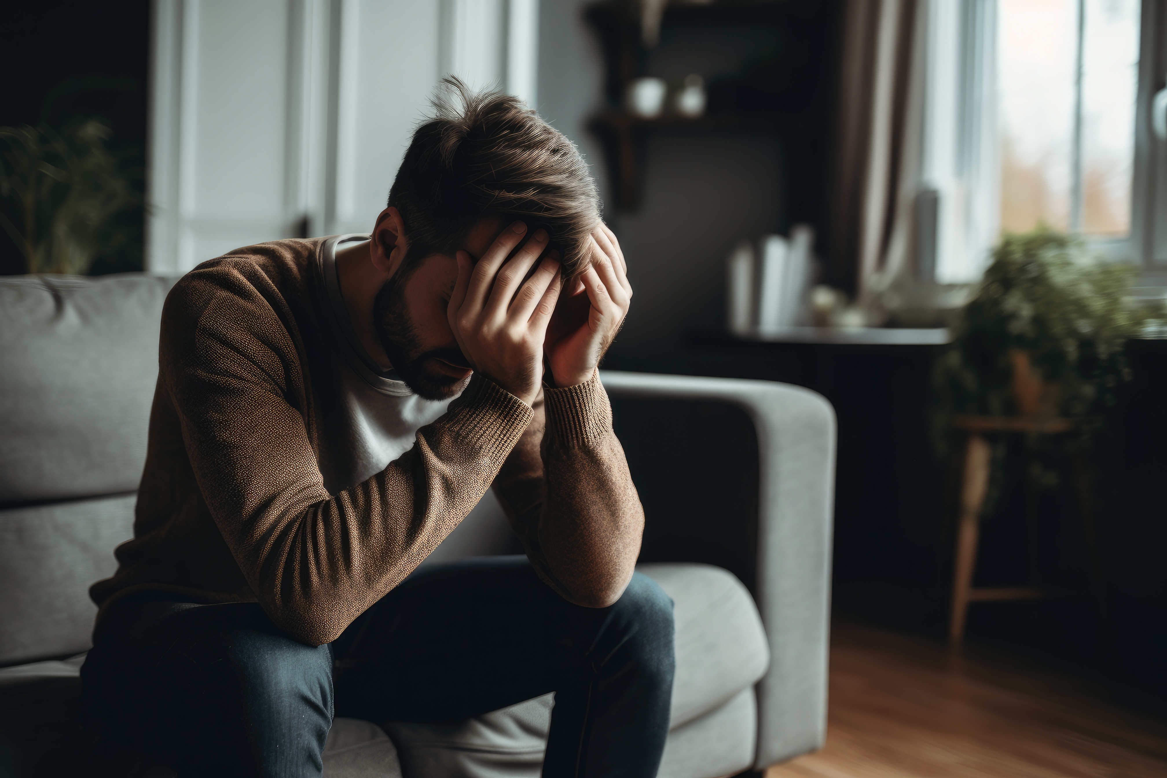 Person experiencing chronic pain seeking relief